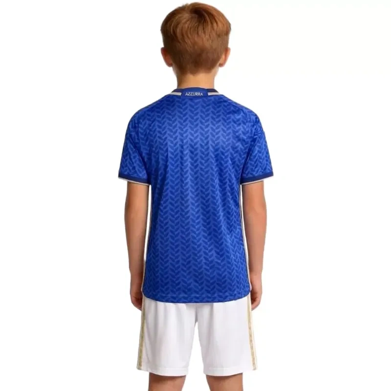 2026 Italy World Cup Home Soccer Kids Kit Jersey+Shorts