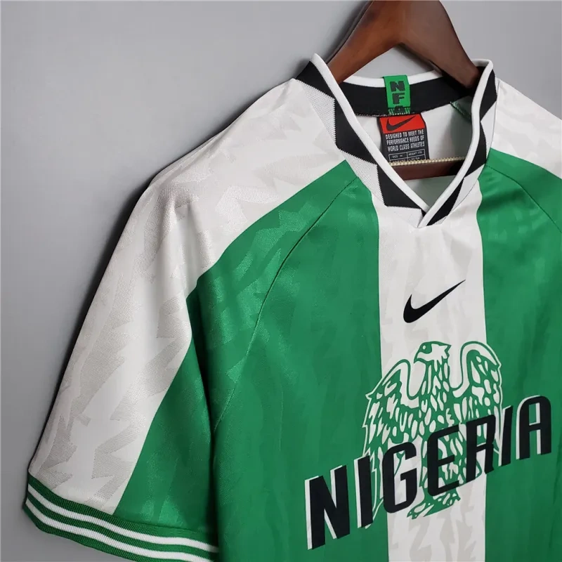 1996 Nigeria Home Soccer Retro Jersey