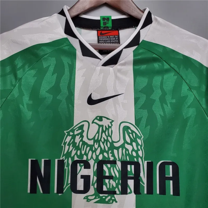1996 Nigeria Home Soccer Retro Jersey