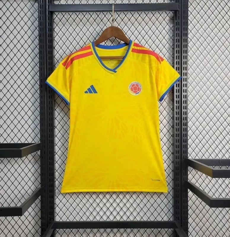 2026 Colombia Home World Cup Women Soccer Jersey