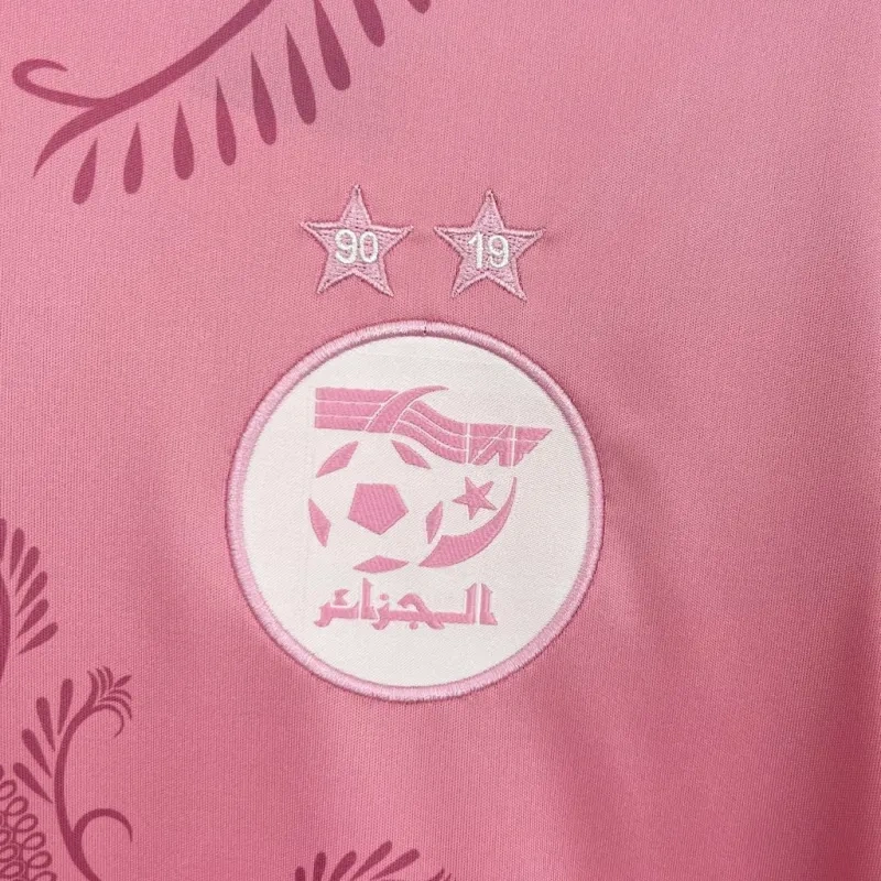 24-25 Algeria Soccer Jersey Pink