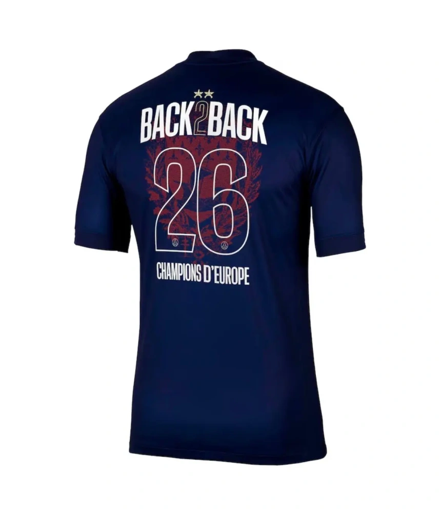 PSG 2025/26 Home Kit & Jersey – Champions of Europe 2026 Player Version