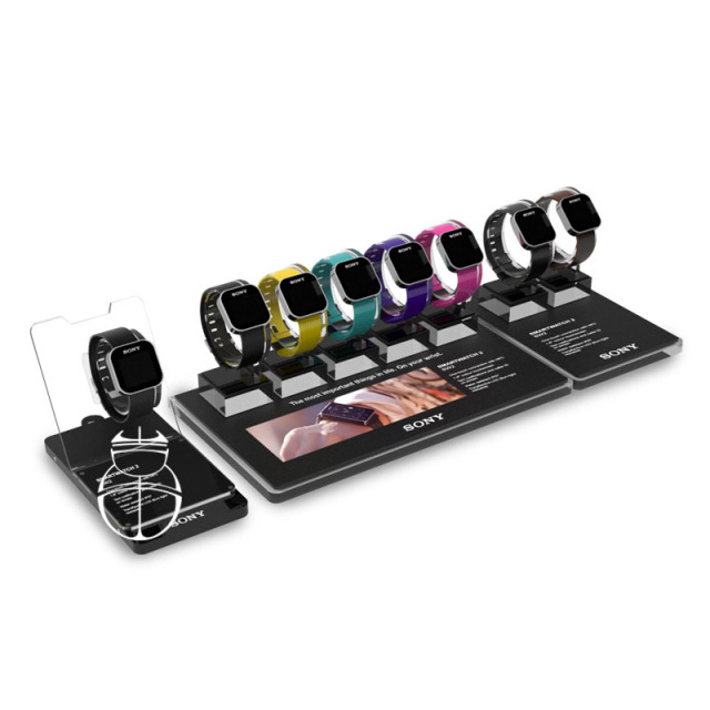 Acrylic smartwatch display stand