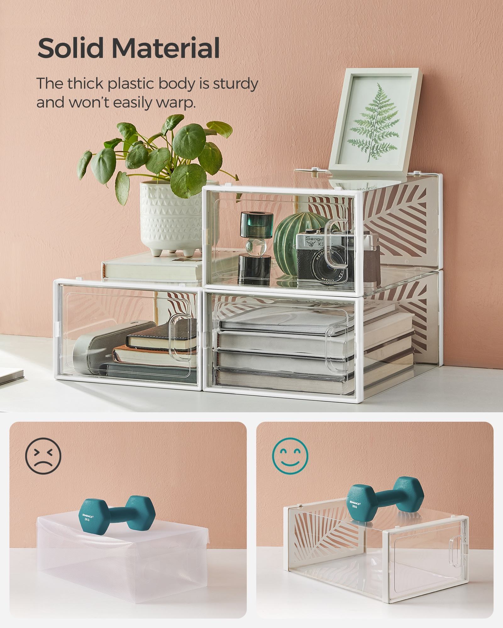 Convenient storage box for household items