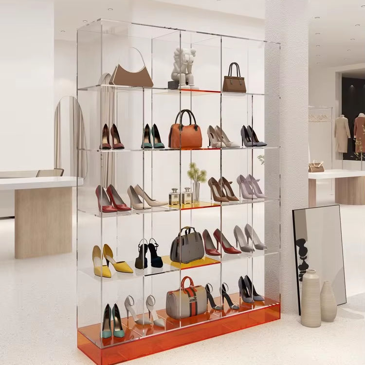 Shoe and bag display rack