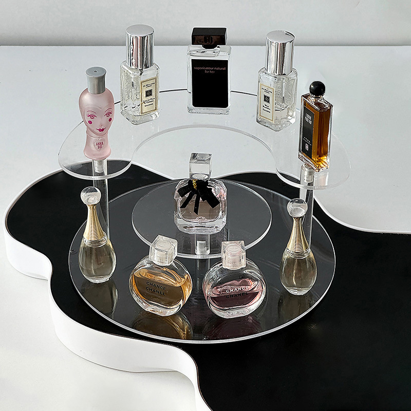 Perfume cosmetics storage rack