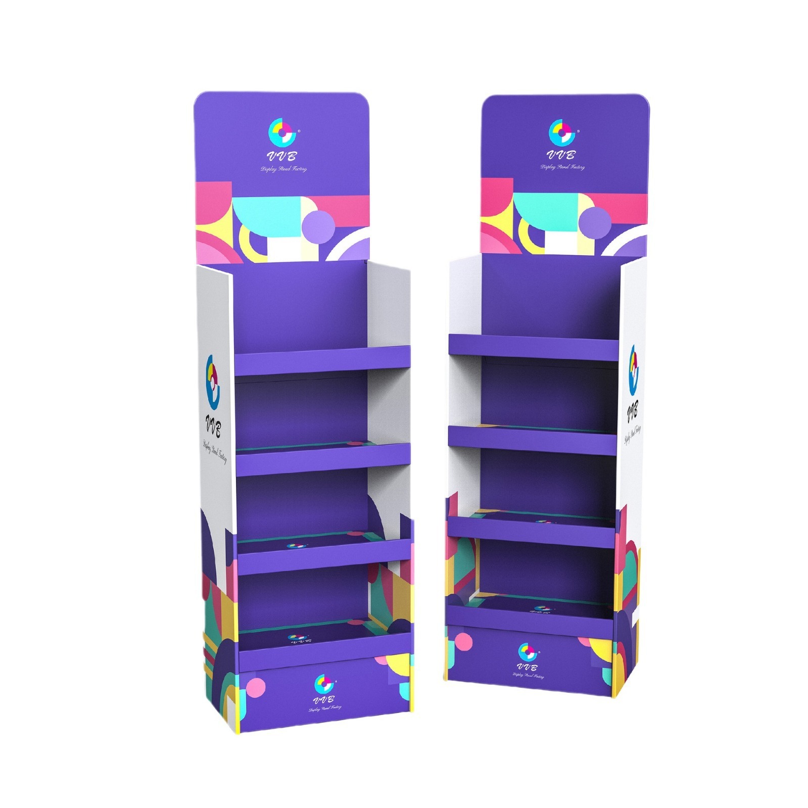Supermarket display rack, movable high load-bearing paper shelf, paper display rack