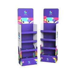 Supermarket display rack, movable high load-bearing paper shelf, paper display rack