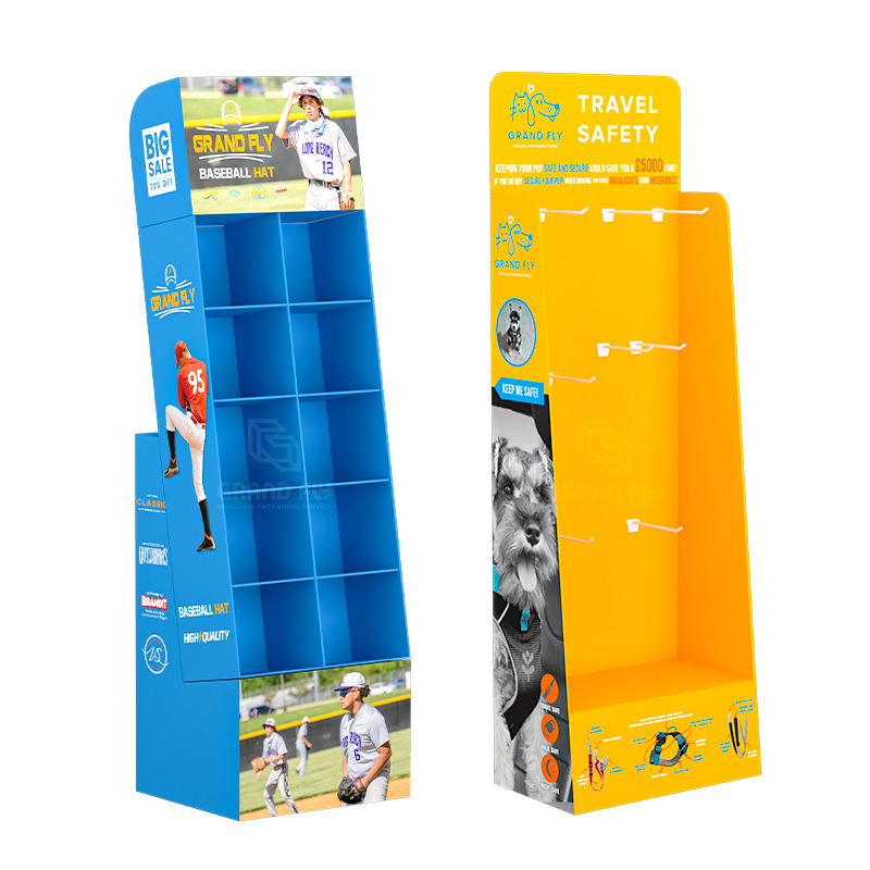 Supermarket promotion linked to corrugated paper shelves