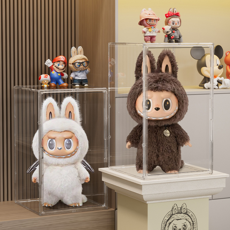 Transparent acrylic toy storage rack