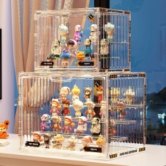 Transparent acrylic high-end figurine display cabinet