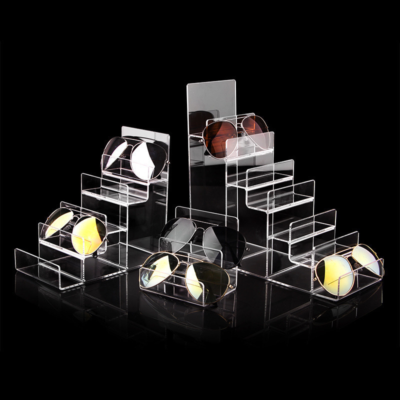 Glasses holder, wallet display stand, decorative shelf