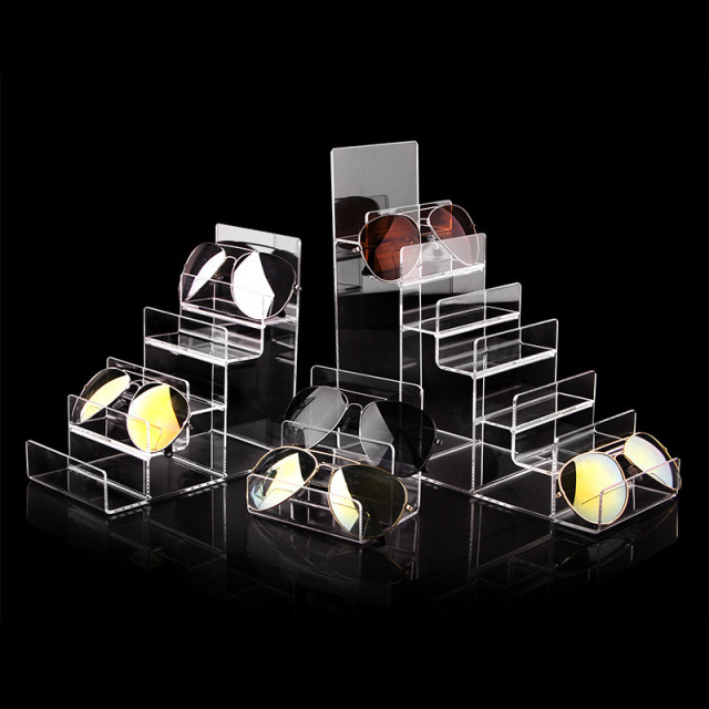 Glasses holder, wallet display stand, decorative shelf