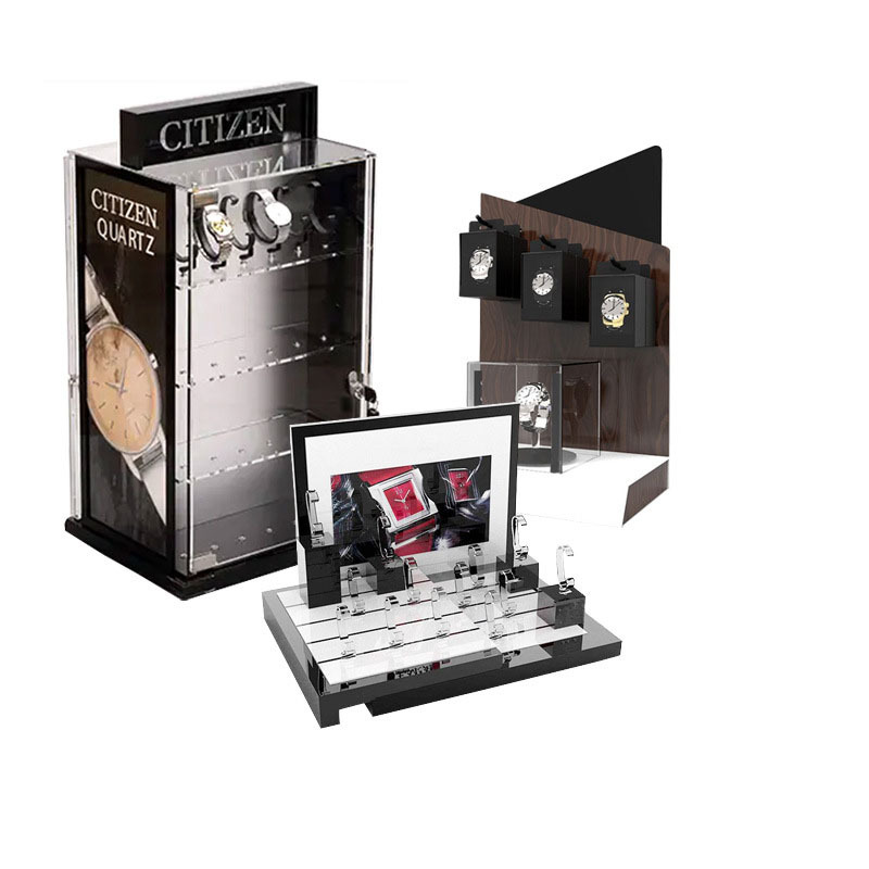 Acrylic watch display stand customized counter display props