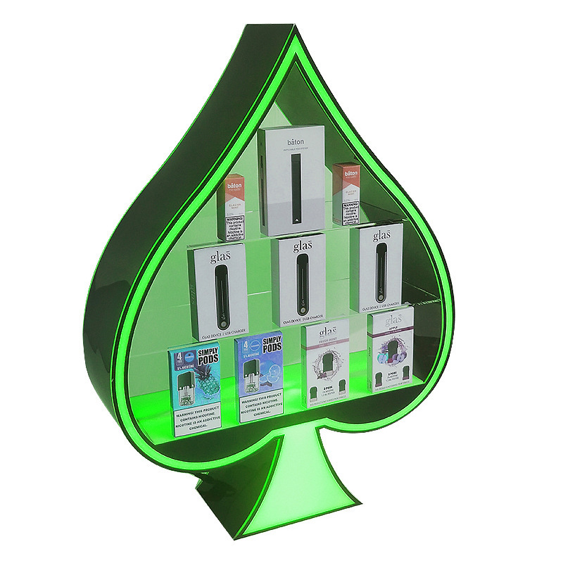 Atomizer heart-shaped acrylic display stand