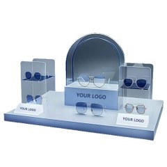 Customized acrylic glasses display stand