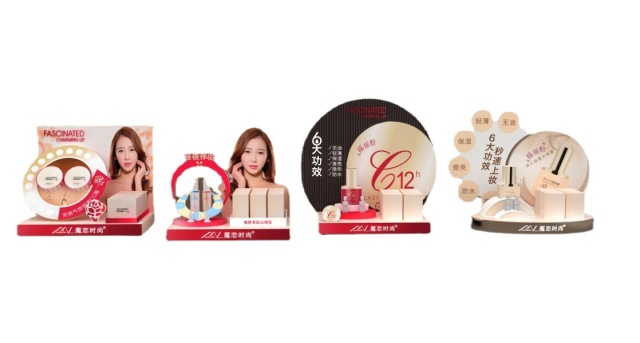 Acrylic display rack, makeup and skincare product storage rack