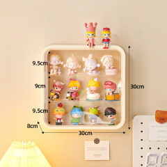 Blind box storage box wall mounted display cabinet rack 2-in-1