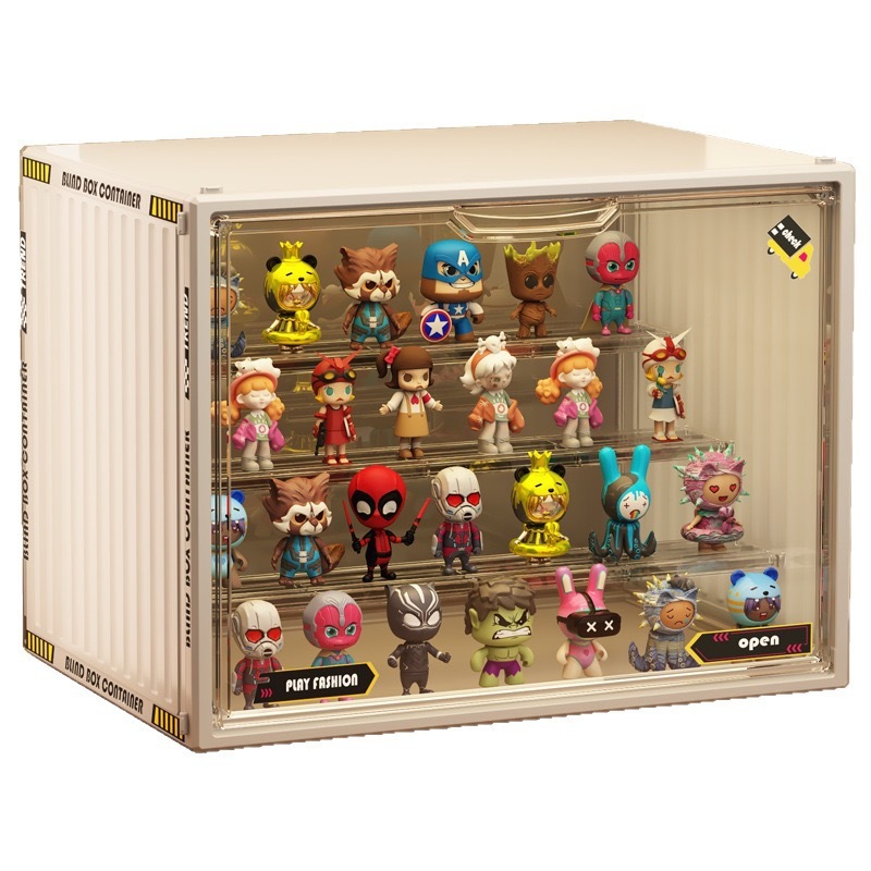 Transparent acrylic high-end figurine display cabinet