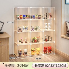 Handmade display cabinet, transparent storage box for building blocks