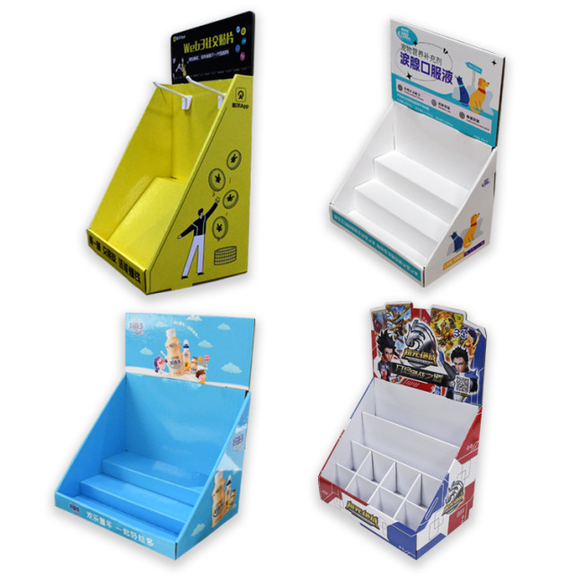 Supermarket desktop paper PDQ display box