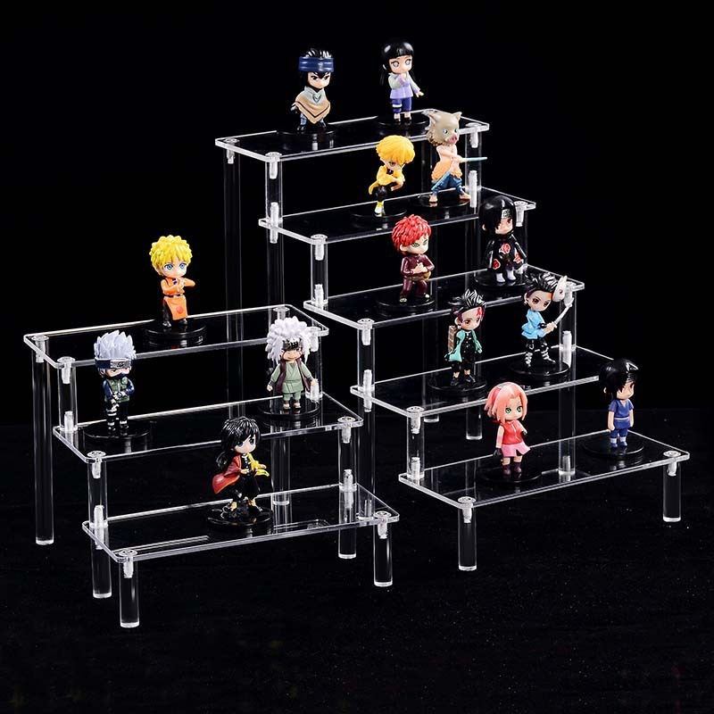 Blind box multi-layer ladder storage rack