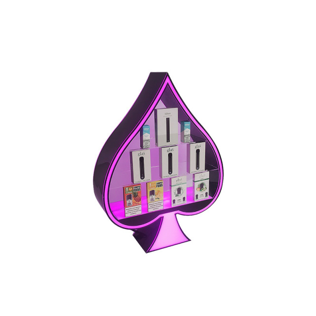 Atomizer heart-shaped acrylic display stand