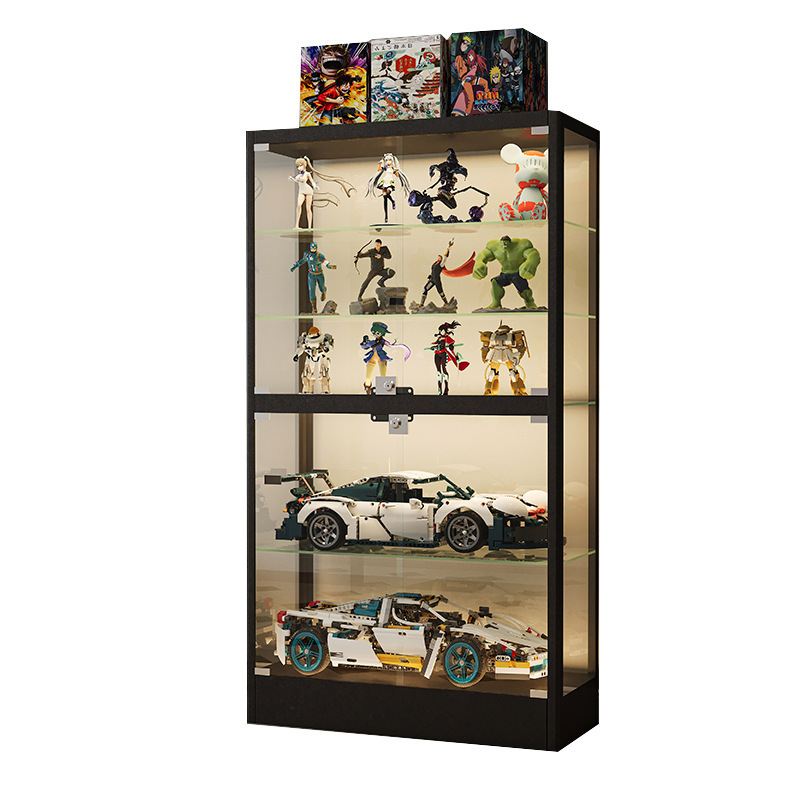 Handmade display cabinet, transparent storage box for building blocks