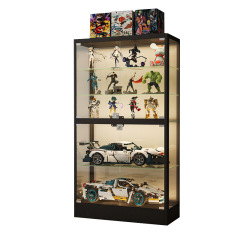 Handmade display cabinet, transparent storage box for building blocks