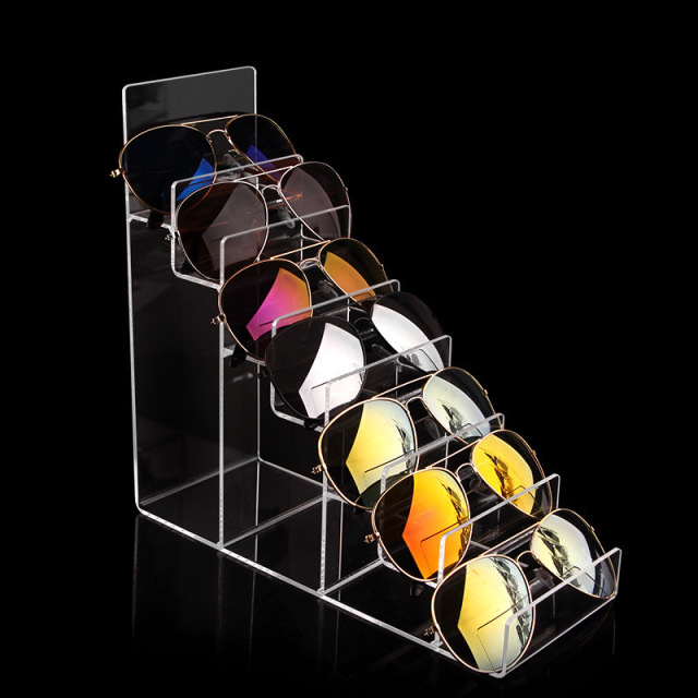 Glasses holder, wallet display stand, decorative shelf