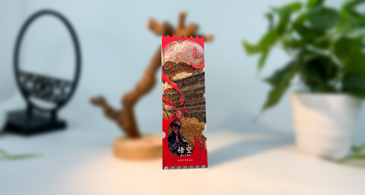 Acrylic magnetic refrigerator sticker