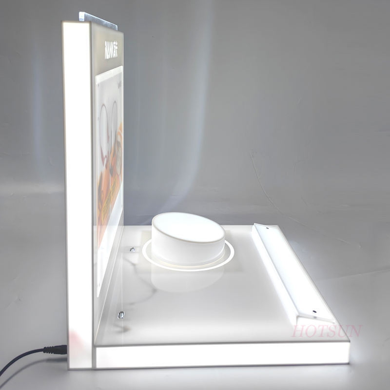 Electronic digital product display rack