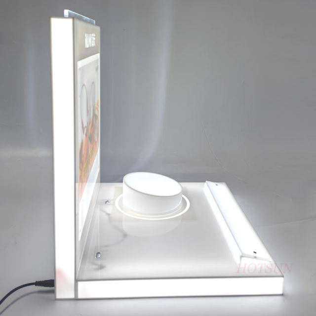 Electronic digital product display rack