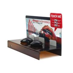 Electronic digital product display rack