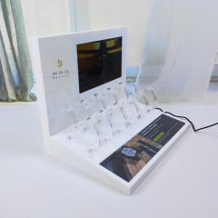 Electronic digital product display rack