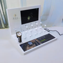 Electronic digital product display rack