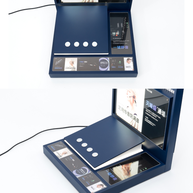 Electronic digital product display rack