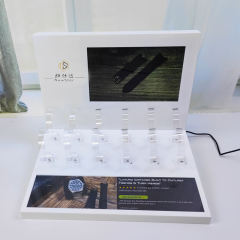 Electronic digital product display rack