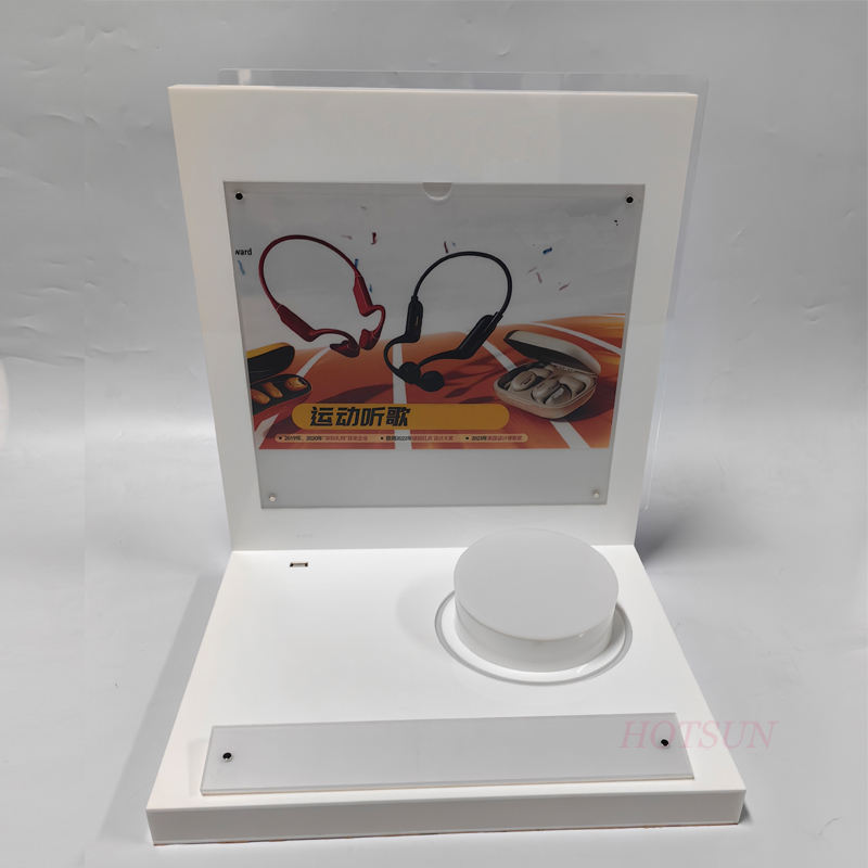Electronic digital product display rack