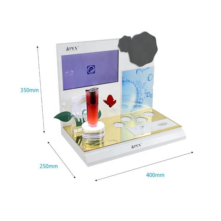 Electronic digital product display rack