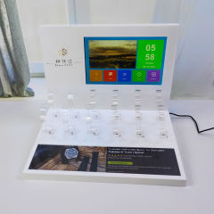 Electronic digital product display rack