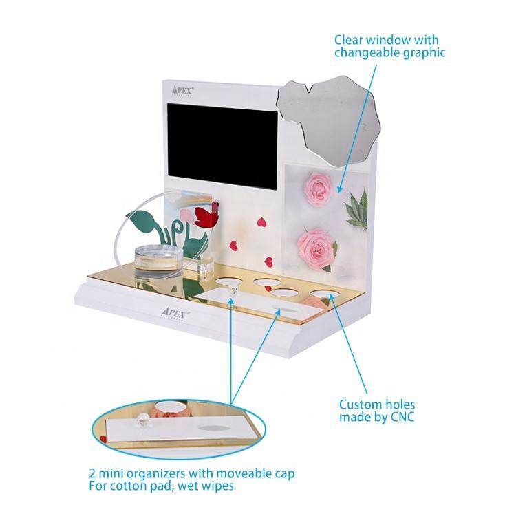 Electronic digital product display rack