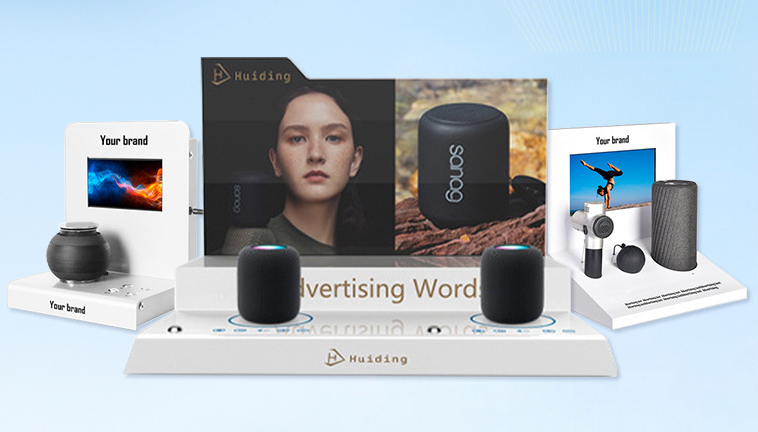 Electronic digital product display rack