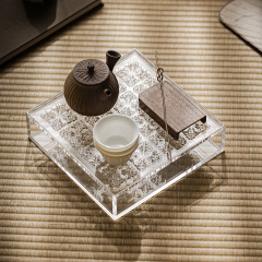 Acrylic tea tray