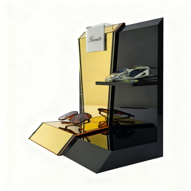 Desktop booth acrylic sunglasses display stand