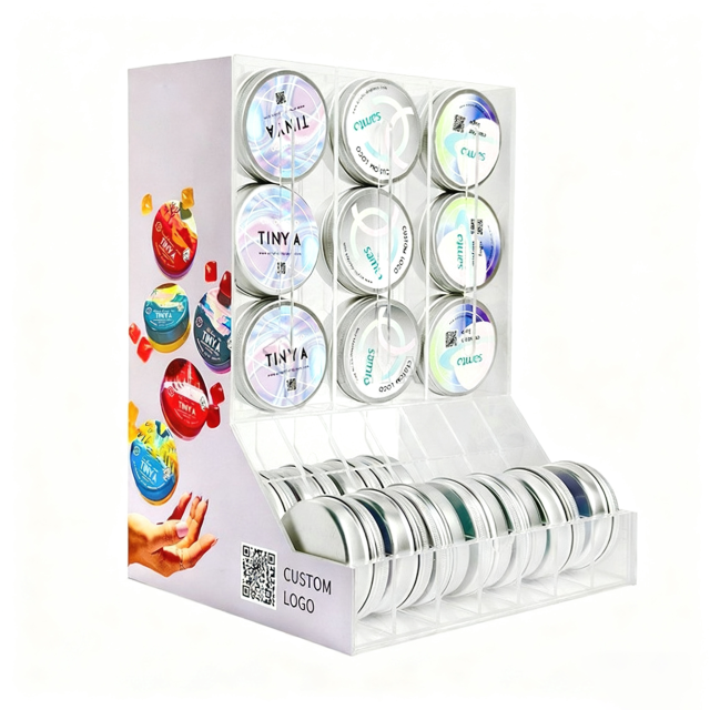 Oral snuff display rack