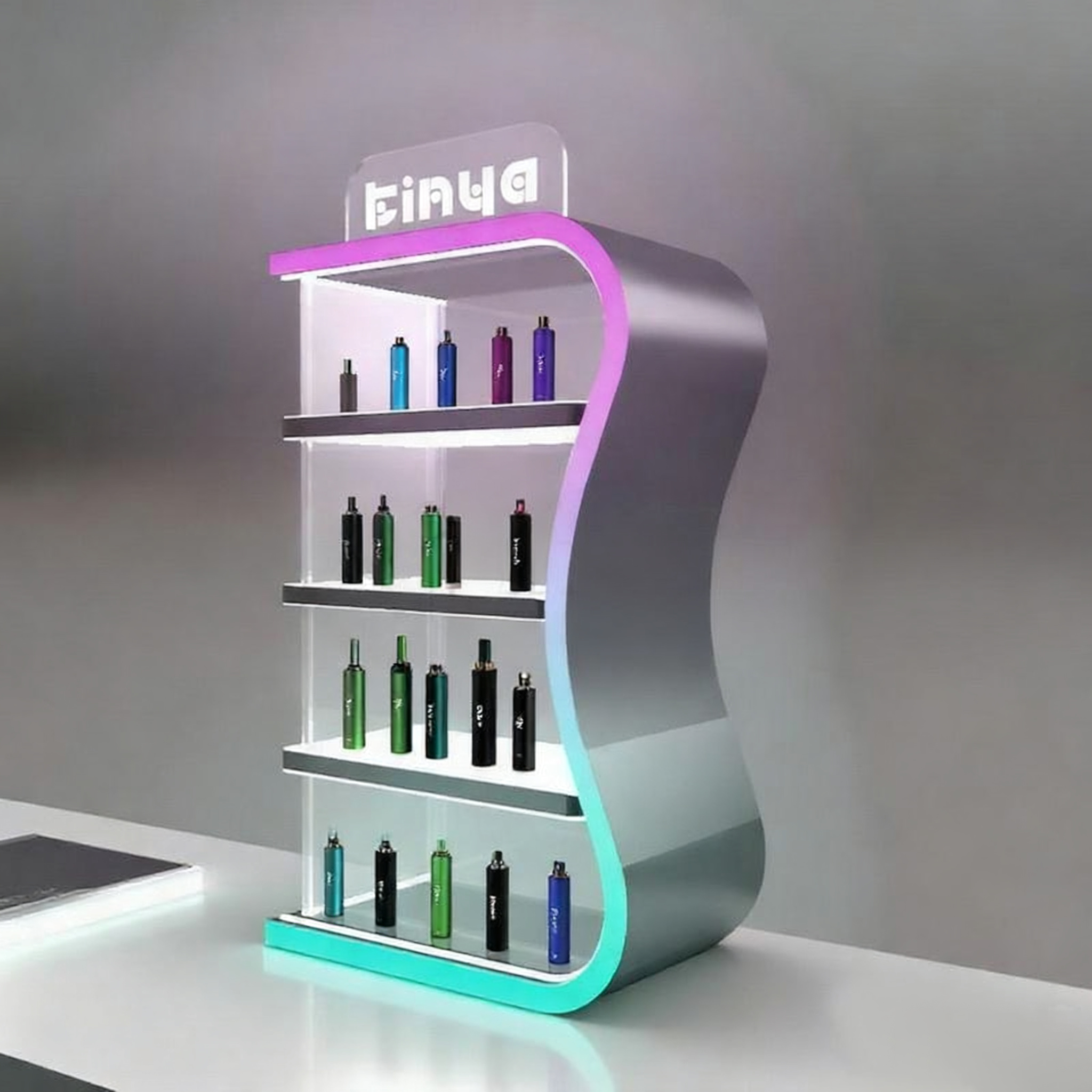 Nicotine product display rack