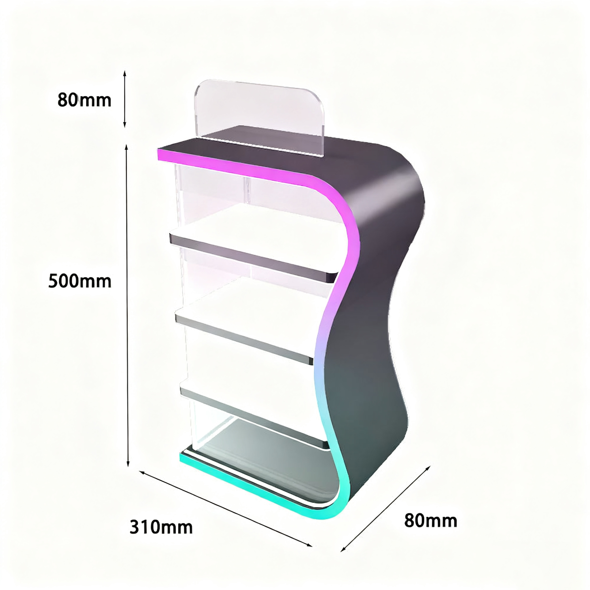 Nicotine product display rack
