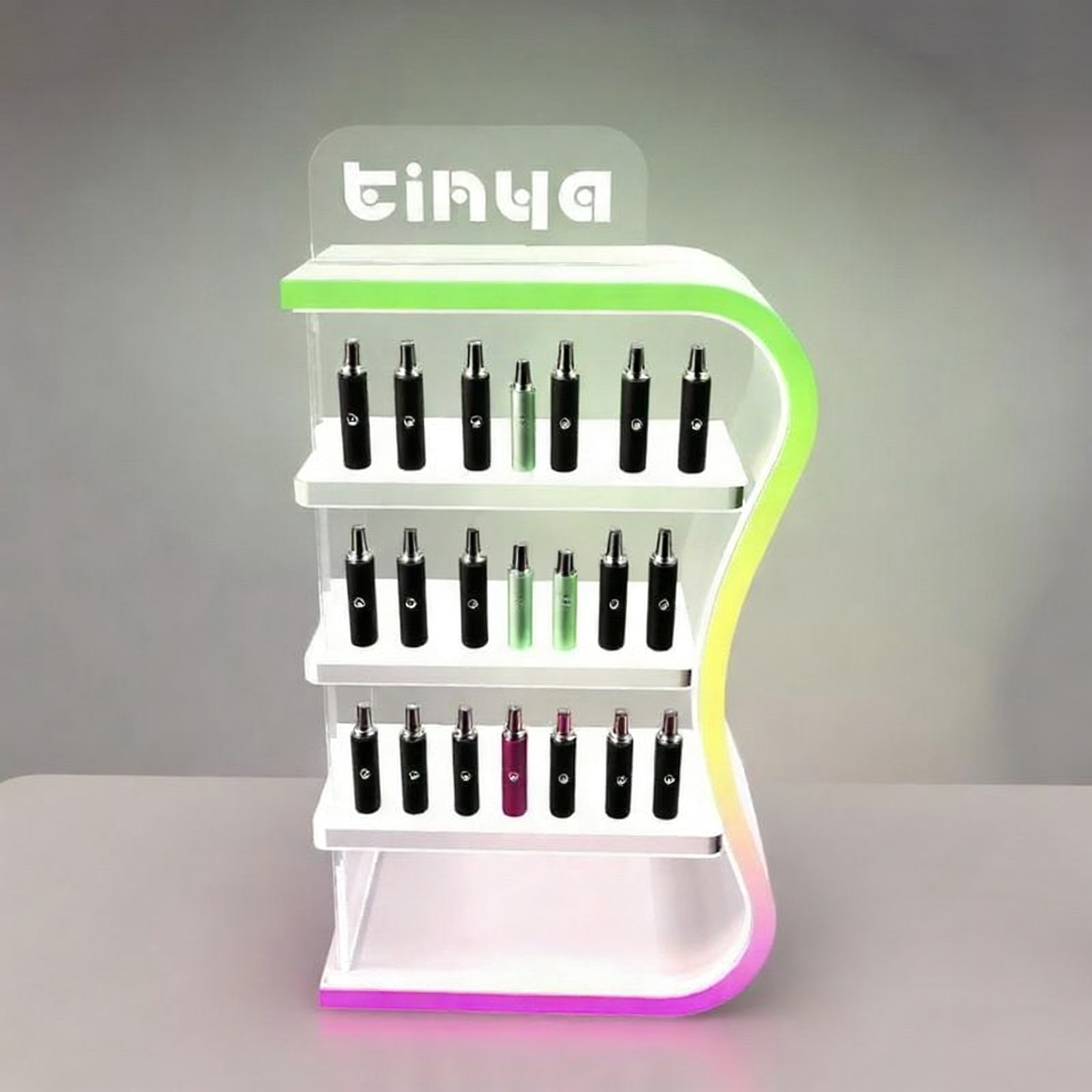 Nicotine product display rack
