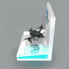 Drone display rack